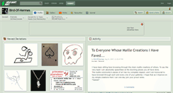 Desktop Screenshot of bird-of-hermes.deviantart.com