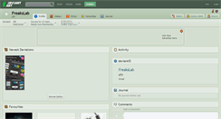 Desktop Screenshot of freakslab.deviantart.com