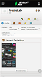 Mobile Screenshot of freakslab.deviantart.com
