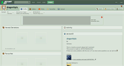 Desktop Screenshot of dragonhiplz.deviantart.com