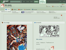 Tablet Screenshot of mrs-jacky.deviantart.com