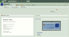 Desktop Screenshot of listener002.deviantart.com