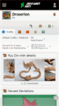Mobile Screenshot of droserion.deviantart.com