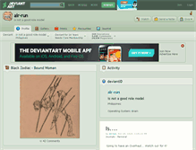 Tablet Screenshot of air-run.deviantart.com