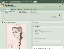 Tablet Screenshot of desenhar-pt.deviantart.com