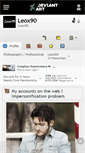 Mobile Screenshot of leox90.deviantart.com