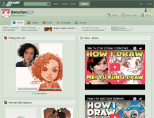 Tablet Screenshot of banzchan.deviantart.com