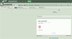 Desktop Screenshot of luckystarfan8.deviantart.com