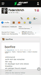 Mobile Screenshot of federsstrich.deviantart.com