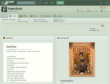 Tablet Screenshot of federsstrich.deviantart.com
