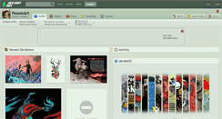 Desktop Screenshot of paxsonart.deviantart.com