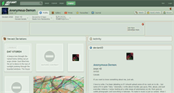 Desktop Screenshot of anonymous-demon.deviantart.com