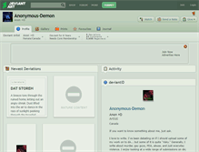 Tablet Screenshot of anonymous-demon.deviantart.com