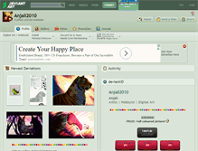 Tablet Screenshot of anjali2010.deviantart.com