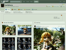 Tablet Screenshot of daoldhorse.deviantart.com