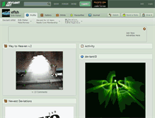 Tablet Screenshot of efish.deviantart.com