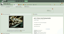 Desktop Screenshot of music-mylove.deviantart.com