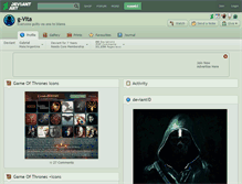 Tablet Screenshot of g-vita.deviantart.com
