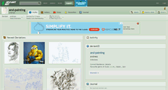 Desktop Screenshot of and-painting.deviantart.com