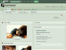 Tablet Screenshot of julzphotography.deviantart.com