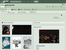 Tablet Screenshot of peeterparkker.deviantart.com