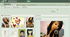 Desktop Screenshot of panda-diana.deviantart.com