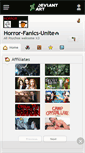 Mobile Screenshot of horror-fanics-unite.deviantart.com