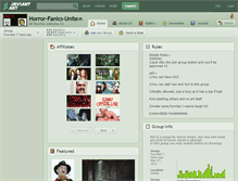 Tablet Screenshot of horror-fanics-unite.deviantart.com