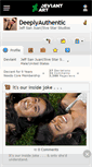 Mobile Screenshot of deeplyauthentic.deviantart.com