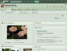 Tablet Screenshot of deeplyauthentic.deviantart.com