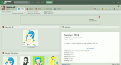 Desktop Screenshot of momo-pit.deviantart.com