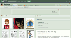 Desktop Screenshot of dbzsidetrip.deviantart.com