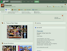 Tablet Screenshot of chaosjam.deviantart.com
