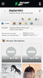 Mobile Screenshot of mastermini.deviantart.com