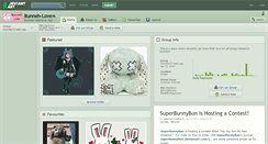 Desktop Screenshot of bunneh-love.deviantart.com