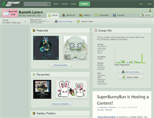 Tablet Screenshot of bunneh-love.deviantart.com