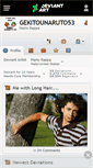Mobile Screenshot of gekitounaruto53.deviantart.com
