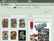 Tablet Screenshot of dgreat1.deviantart.com