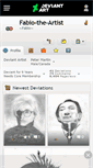 Mobile Screenshot of fabio-the-artist.deviantart.com