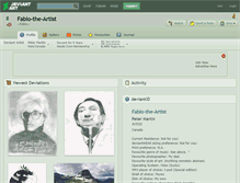Tablet Screenshot of fabio-the-artist.deviantart.com