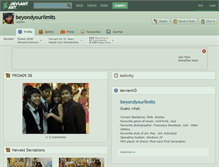 Tablet Screenshot of beyondyourlimits.deviantart.com