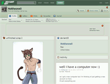 Tablet Screenshot of nottheone0.deviantart.com