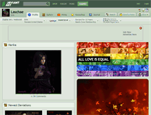 Tablet Screenshot of laschae.deviantart.com