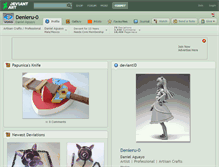 Tablet Screenshot of denieru-0.deviantart.com