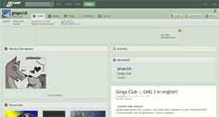 Desktop Screenshot of gingaclub.deviantart.com