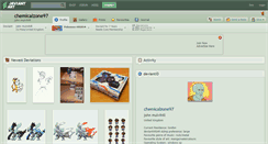 Desktop Screenshot of chemicalzone97.deviantart.com