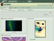 Tablet Screenshot of lani-spades.deviantart.com