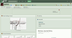Desktop Screenshot of mysticsm.deviantart.com