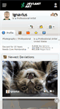 Mobile Screenshot of ignavius.deviantart.com
