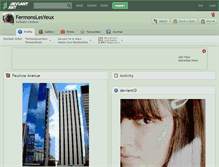 Tablet Screenshot of fermonslesyeux.deviantart.com